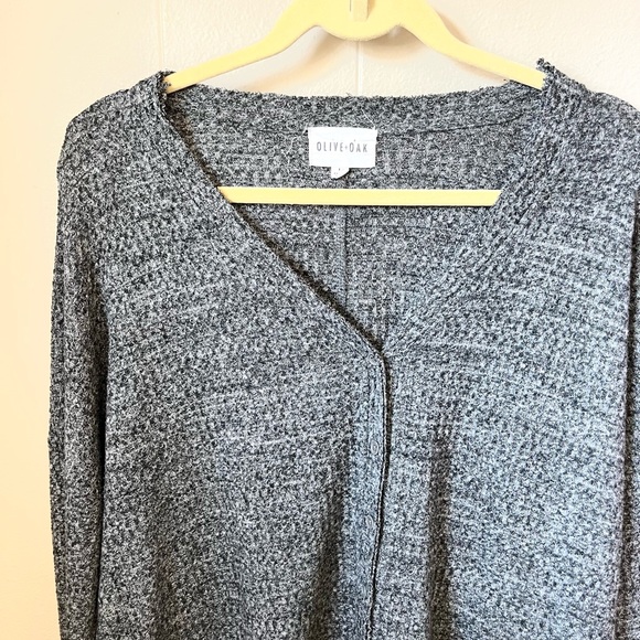 Olive + Oak Button Up Sweater - Picture 3 of 3